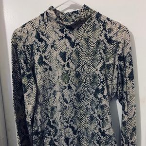 Snake skin body suit